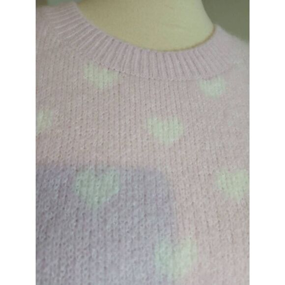 Vince Camuto NWT Heart Print Sweater Size XS - Picture 8 of 11